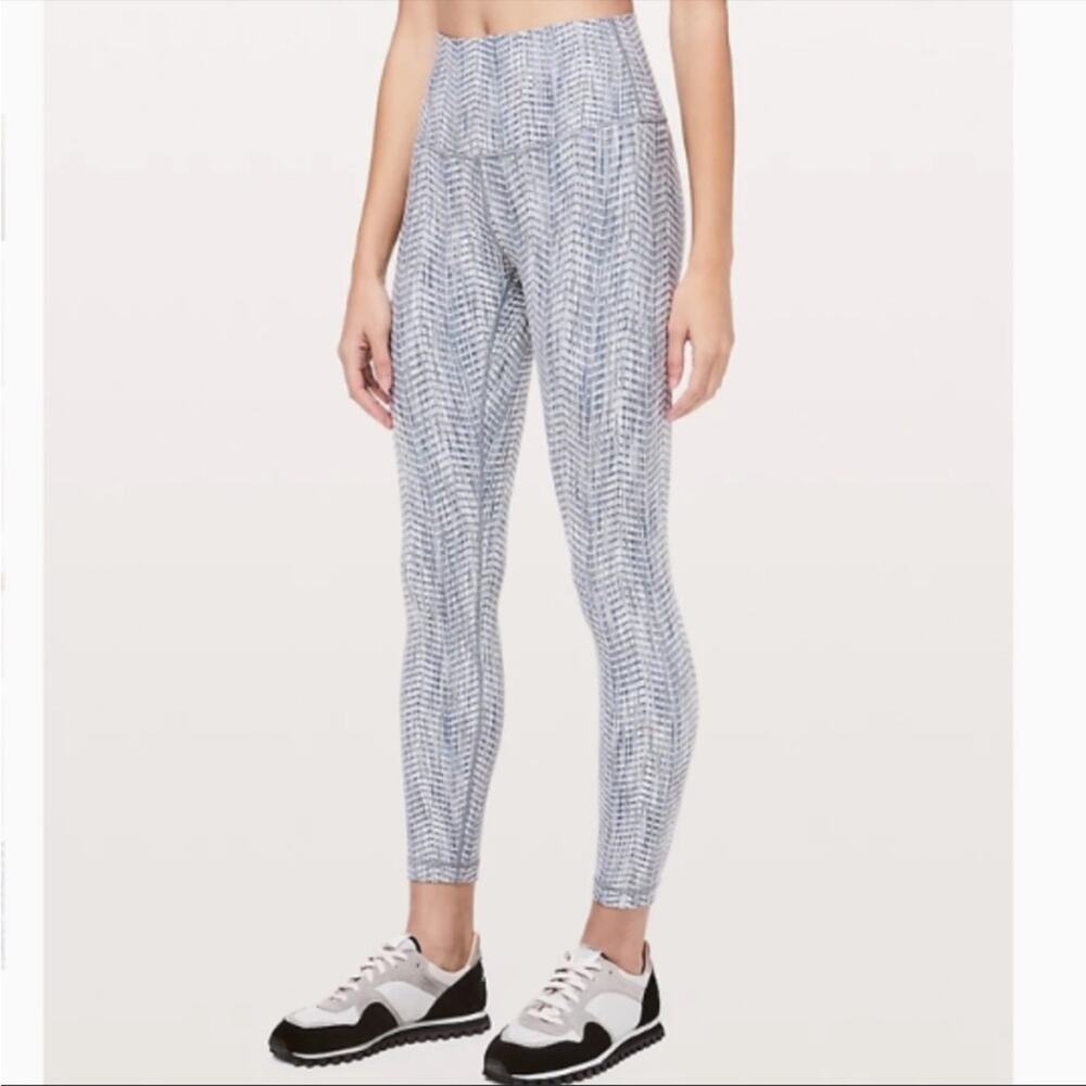 Lululemon Wunder Under Arrow Jacquard High-Rise Arrow Jacquard Dark Olive Grey 4